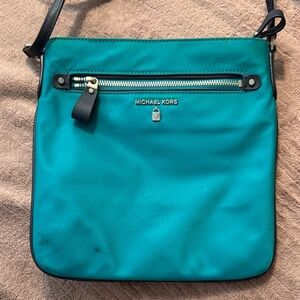 Michael Kors -Colorful teal crossbody bag
